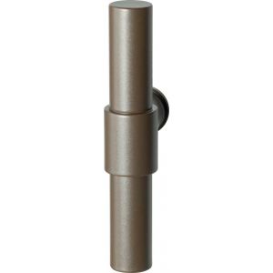 GPF Bouwbeslag Anastasius 3046.A3 L/R Hipi Deux kruiskruk gatdeel links-rechtswijzend 103 mm Mocca blend GPF3046A30200