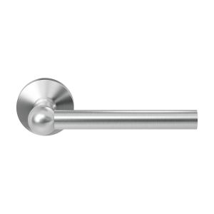 GPF Bouwbeslag RVS GPF3050.09-00 Hipi deurkruk op rond rozet 50x8 mm RVS geborsteld GPF3050090100-00
