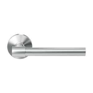 GPF Bouwbeslag RVS GPF3051.09-00 Hipi Deux deurkruk op rond rozet 50x8 mm RVS geborsteld GPF3051090100-00