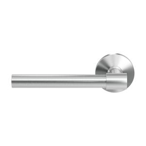 GPF Bouwbeslag RVS GPF3051.09-00L/R Hipi Deux deurkruk gatdeel op rond rozet RVS 50x8 mm links-rechtswijzend RVS geborsteld GPF3051090200-00