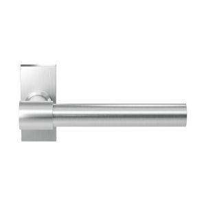 GPF Bouwbeslag RVS GPF3052.01R Hipi Deux+ deurkruk gatdeel op rechthoekig rozet 70x32x10 mm rechtswijzend RVS geborsteld GPF3052090300-01