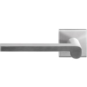 GPF Bouwbeslag RVS GPF3105.02L Tinga deurkruk gatdeel op vierkant rozet 50x50x8 mm linkswijzend RVS geborsteld GPF3105090200-02