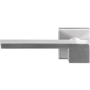 GPF Bouwbeslag RVS GPF3110.02L Rapa deurkruk gatdeel op vierkant rozet 50x50x8 mm linkswijzend RVS geborsteld GPF3110090200-02