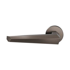 GPF Bouwbeslag Anastasius GPF3112.A1-00L Rua deurkruk gatdeel op rond rozet 50x8 mm linkswijzend Dark blend GPF3112A10200-00
