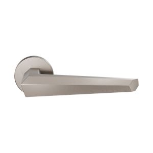 GPF Bouwbeslag Anastasius GPF3112.A3-00 GPF3112.A3.00 Rua deurkruk op rond rozet 50x8 mm Mocca blend GPF3112A30100-00