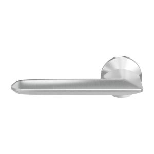 GPF Bouwbeslag RVS GPF3150.00L Wini deurkruk gatdeel op rond rozet 50x8 mm linkswijzend RVS geborsteld GPF3150090200-00
