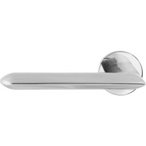 GPF Bouwbeslag RVS GPF3152.49-00L Wini deurkruk gatdeel op rond rozet gepolijst 50x8 mm linkswijzend RVS gepolijst GPF3152490200-00