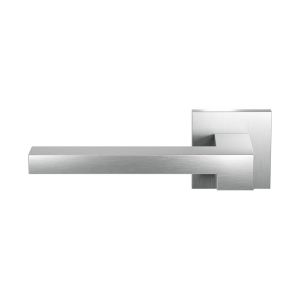 GPF Bouwbeslag RVS GPF3160.02L Raa deurkruk gatdeel op vierkant rozet 50x50x8 mm linkswijzend RVS geborsteld GPF3160090200-02