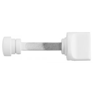 GPF Bouwbeslag ZwartWit 8110.62 toiletstift 8 mm voor schild grote knop wit GPF811062109