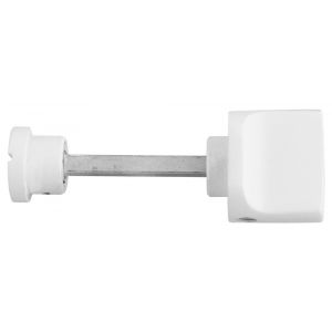 GPF Bouwbeslag ZwartWit 8111.62 toiletstift 5 mm voor schild grote knop wit GPF811162109