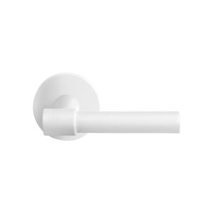 GPF Bouwbeslag ZwartWit GPF8233.62-00 Hipi Deux deurkruk op rond rozet 50x8 mm wit GPF8233620100-00