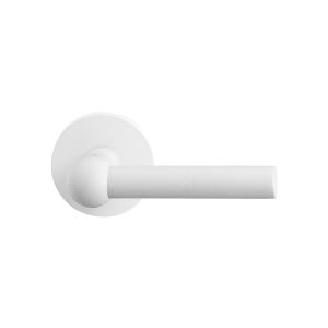GPF Bouwbeslag ZwartWit GPF8237.62-00 Hipi deurkruk op rond rozet 50x8 mm wit GPF8237620100-00