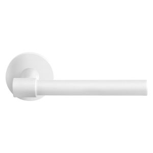 GPF Bouwbeslag ZwartWit GPF8246.62-00 Hipi Deux deurkruk op rond rozet 50x8 mm wit GPF8246620100-00