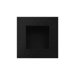 GPF Bouwbeslag ZwartWit 8714.61D schuifdeurkom vierkant 60x60 mm zwart GPF87146100D