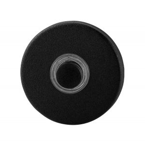 GPF Bouwbeslag ZwartWit 8826.09 beldrukker rond 50x8 mm met zwarte button zwart GPF882609400