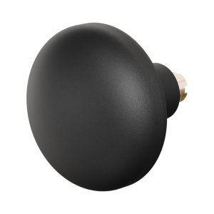 GPF Bouwbeslag ZwartWit 8849.61 S5 Paddenstoel knop 65 mm voor veiligheids schilden vast met wisselstift zwart GPF884961400