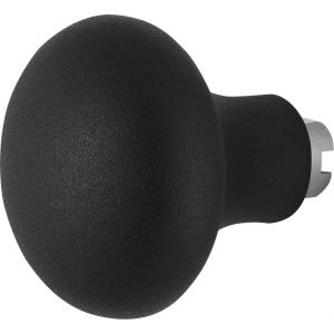 GPF Bouwbeslag ZwartWit 8851.61 S4 Paddenstoel knop 52 mm voor veiligheids schilden vast met bout M10 zwart GPF885161410