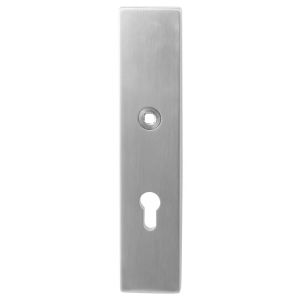 GPF Bouwbeslag RVS 9012.55 veiligheids buitenschild SKG*** 248x52x11 mm rechthoekig PC55 RVS geborsteld GPF901209032