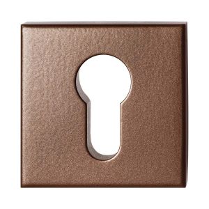 GPF Bouwbeslag Anastasius GPF9386.A2 Outside veiligheidsbuitenrozet vierkant 54x54x12,5 mm SKG*** Bronze blend GPF9386A2O199