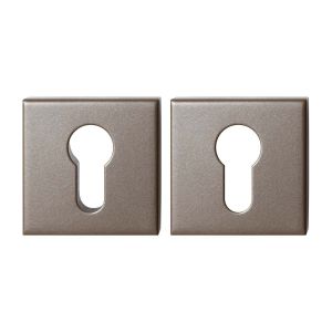 GPF Bouwbeslag Anastasius GPF9386.A3 veiligheidsrozet vierkant 54x54x12,5 mm SKG*** Mocca blend GPF9386A3S199