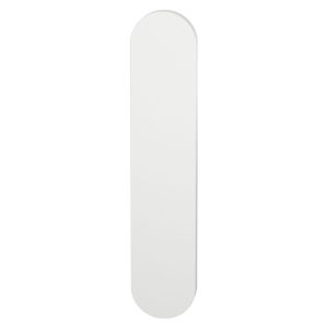 GPF Bouwbeslag ZwartWit GPF9842.62 blind veiligheids buitenschild SKG*** 248x52x11 mm afgerond geheel blind wit GPF984262000