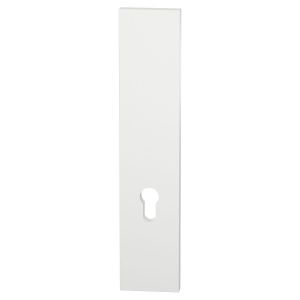 GPF Bouwbeslag ZwartWit GPF9847.62 PC72 veiligheids buitenschild SKG*** 248x52x11 mm rechthoekig PC72 zonder krukgat wit GPF984762042
