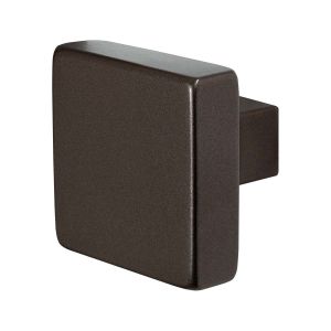 GPF Bouwbeslag Anastasius 9858.A1 S5 vierkante knop 60x60x16 mm voor veiligheids schilden vast met wisselstift Dark blend GPF9858A10400