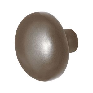 GPF Bouwbeslag Anastasius 9957.A3 S2 Paddenstoel knop 65 mm vast met knopvastzetter Mocca blend GPF9957A30400