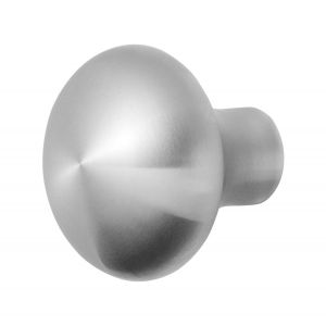 GPF Bouwbeslag RVS 9959.09 S3 Paddenstoel knop 52 mm vast met metaalschroef M10 RVS geborsteld GPF995909410