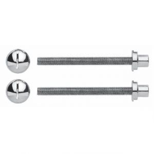 Mandelli1953 Kit 2 bevestiging enkelzijdig door deur chroom TH5KIT2CB0000