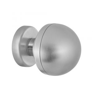 Mandelli1953 0854 deurknop 50 mm op rozet 51x6 mm chroom-mat chroom TH50854CB-CA0100