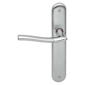 Mandelli1953 1180L Chio deurkruk gatdeel op langschild 238x40 mm blind linkswijzend satin mat chroom-chroom TH51180CB-CA0200