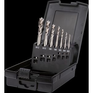 International Tools 29.195 Eco Pro HSS-E set machinetappen DIN 371/6 (combinatie) 23.295/23.296 M3-M12 29.195.6000