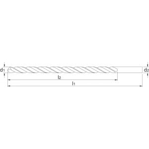 Phantom 11.920 HSS spiraalboor type TS DIN 1869 35x265x180 mm 11.920.0355