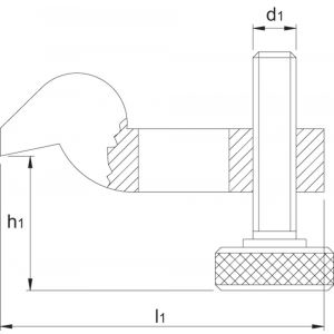 Van Ommen 88.710 spanijzer verstelbaar type 6316-T 11x100 mm 88.710.1110