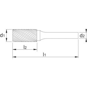 International Tools 41.410 Eco Pro HM stiftfrees model A cilindrisch 16x25x6x70 mm 41.410.1606