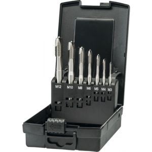 International Tools 29.195 Eco Pro HSS-E set machinetappen DIN 371/6 (combinatie) 22.195/22.196 M3-M12 29.195.1000