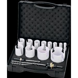 Phantom 69.130 HM-tip set gatzagen 61.130 16, 19, 22, 25, 29, 32, 35, 38, 44, 51, 64 en 76 mm 69.130.1201