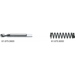 Phantom 61.675 HSS onderdelen en toebehoren voor HM-tip gatfrees 61.670 6 mm 61.675.0600