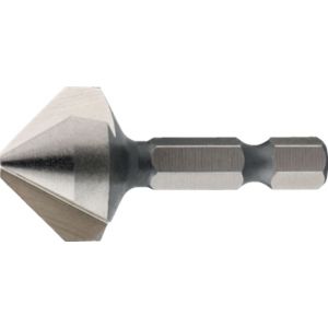 International Tools 42.543 Eco HSS verzinkboor 90 graden 3 snijkanten met 1/4 inch-zeskant bitopname 83 mm 42.543.0830