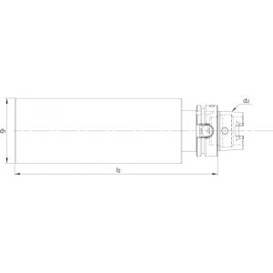 Phantom 82.427 halfbewerkte gereedschapshouder HSK-A volgens DIN 69893 HSK63A 80x250 mm 82.427.6080