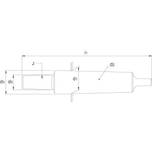 International Tools 84.171 Eco Pro boorhouderstift MK- en J-opname MK 1-J2 84.171.0102