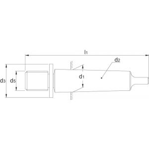 International Tools 84.172 Eco Pro boorhouderstift MK en UNF-UN-M-draadopname MK 2-1/2 inch-20 UNF 84.172.0212