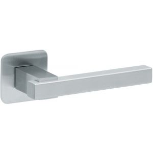 Artitec RVS Woning kruk-krukgarnituur 2 mm vlakrozet Karina FS RVS mat WC 8 mm 00553