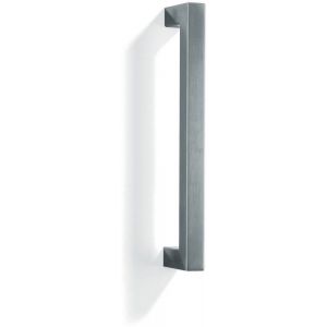 Artitec PH54 deurgreep RVS 20x300 mm doorgaand met sierdop deurdikte 27-72 mm 54120/03000320/11