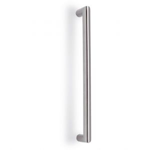 Artitec PH64 deurgreep RVS diameter 32x300 mm doorgaand met sierdop deurdikte 27-72 mm 64132/03000332/15