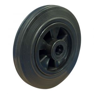 Protempo serie 01 transportwiel los PP velg standaard zwarte rubberen band 80 mm rollager 101.082.120.000