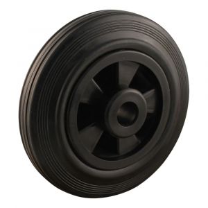 Protempo serie 01 transportwiel los PP velg standaard zwarte rubberen band 160 mm glijlager 101.161.200.000