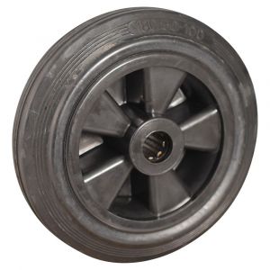 Protempo serie 01 transportwiel los PP velg standaard zwarte rubberen band 180 mm rollager 101.182.200.000