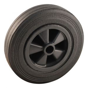 Protempo serie 01 transportwiel los PP velg standaard zwarte rubberen band 200 mm glijlager 101.201.200.050